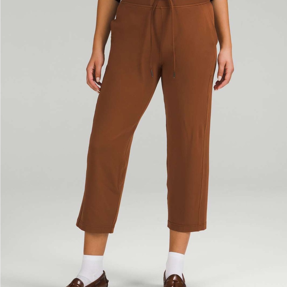 Ready to Rulu Straight-Leg High-Rise Cropped Pant 24"